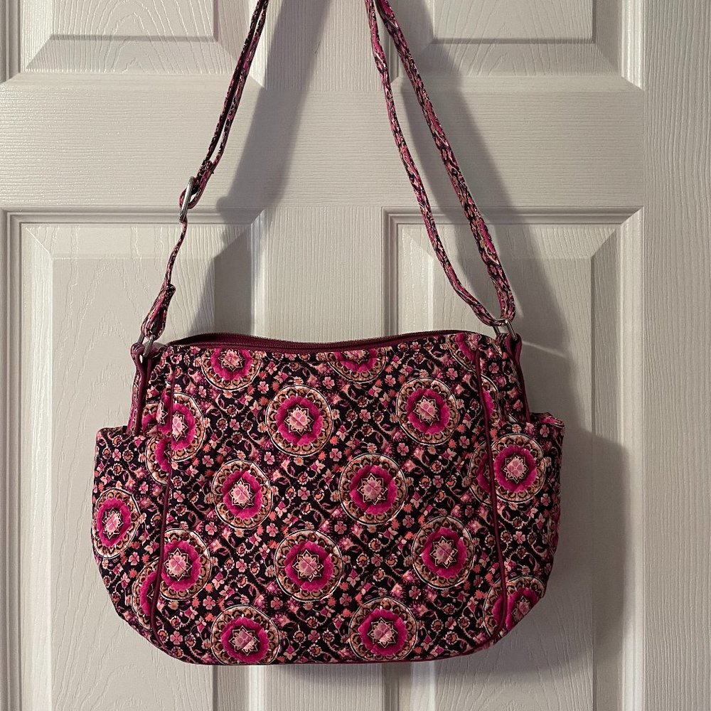 Vera Bradley Raspberry Medallion on the go